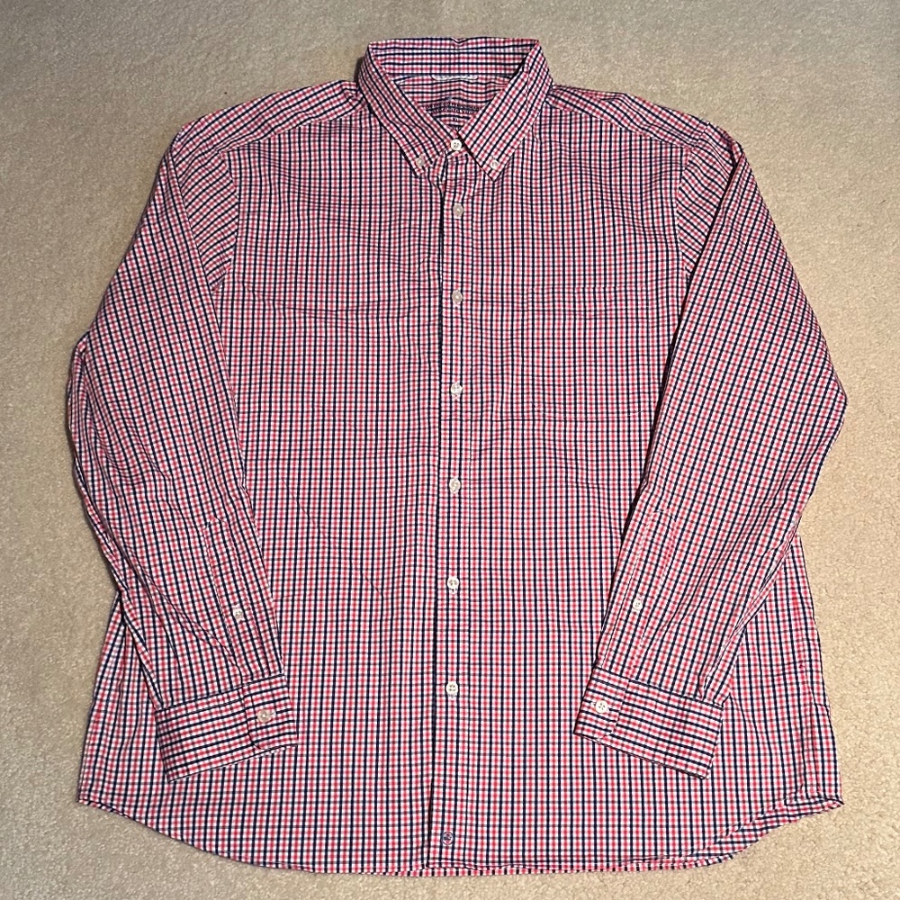 Vineyard Vines Check Button Down (OTG brrr Collection)